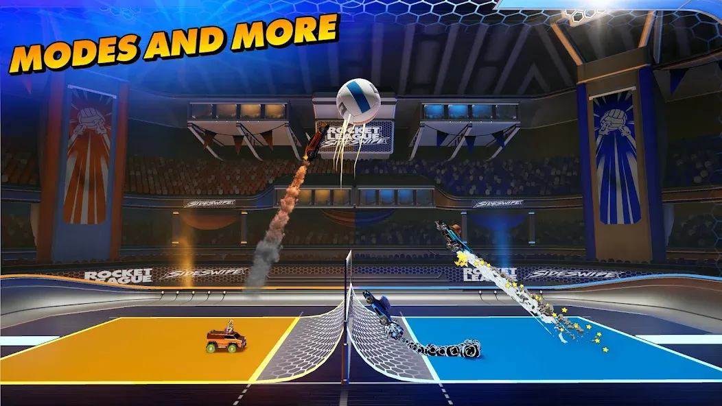 Rocket League Sideswipe (Рокет Лиг Сайдсвайп) [МОД: Меню, Бесконечные монеты и Открытые уровни] Screenshot 4