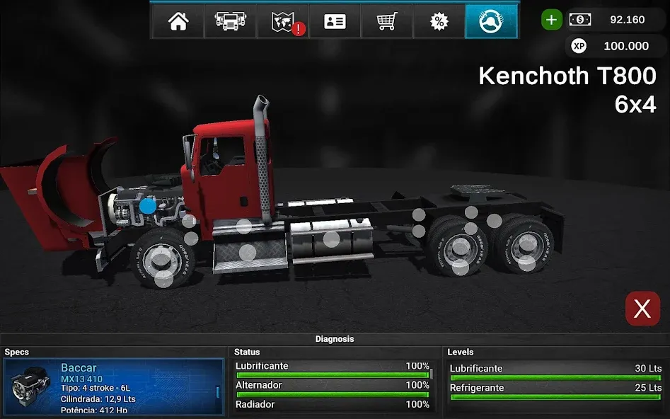 Grand Truck Simulator 2 (Гранд Трак Симулятор 2) [МОД: Много денег, Монет и Все открыто] Screenshot 2