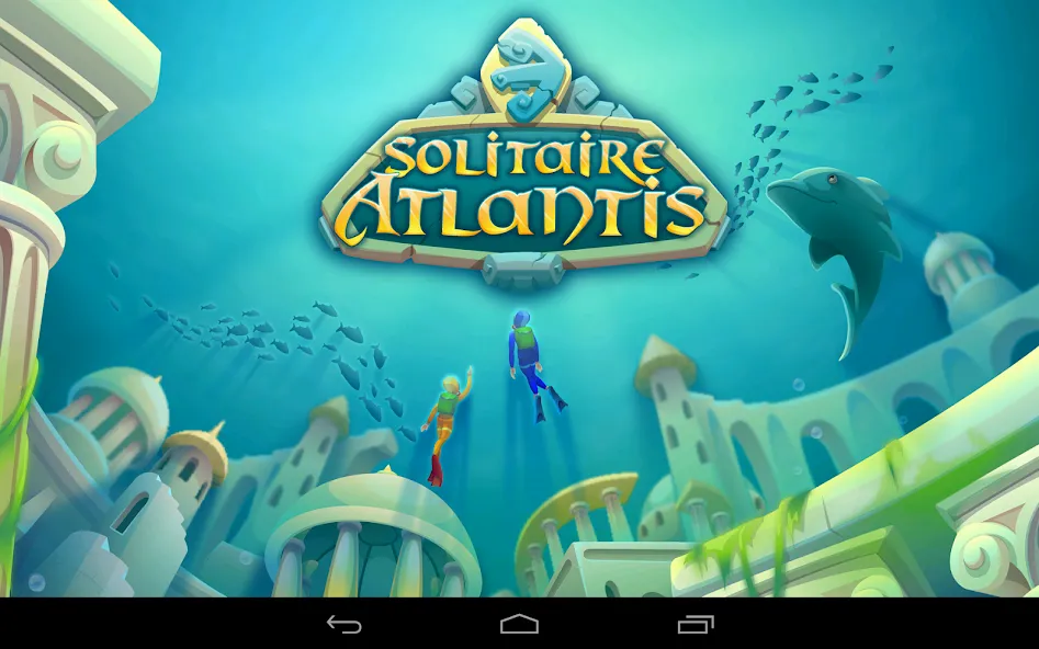 Solitaire Atlantis (олитэр Атлантис) [МОД: Деньги, Монеты и Меню MOD] Screenshot 5