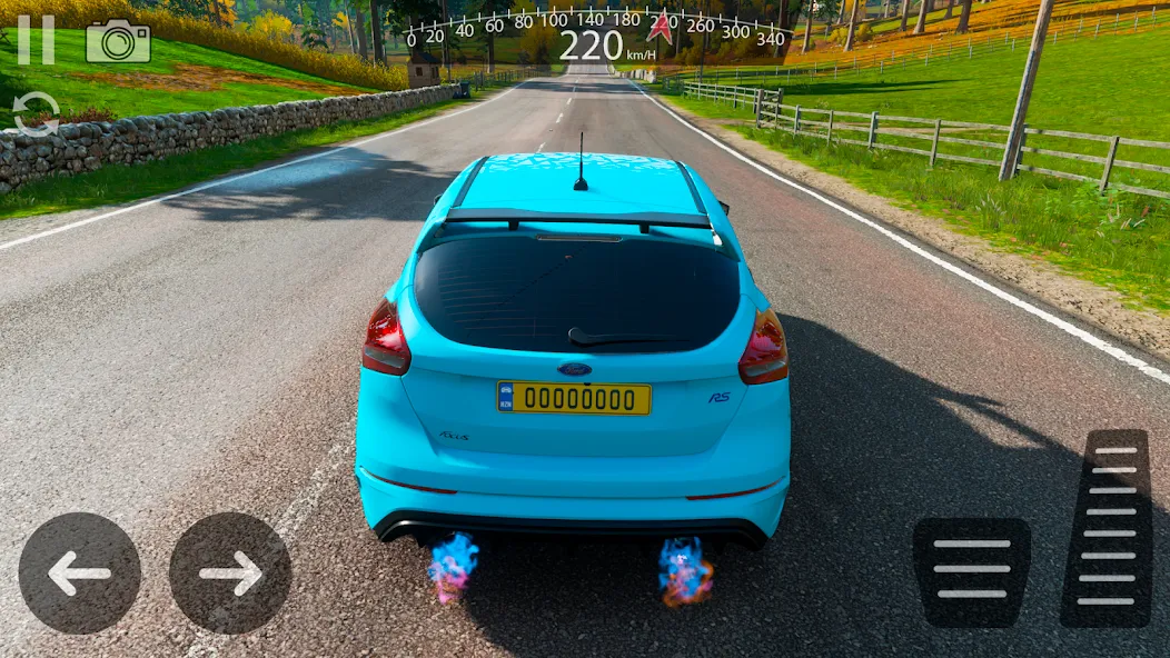 Drive Ford Focus RS Simulator (Драйв Форд Фокус РС Симулятор) [МОД: Много монет, Открытые уровни и Мега MOD] Screenshot 1