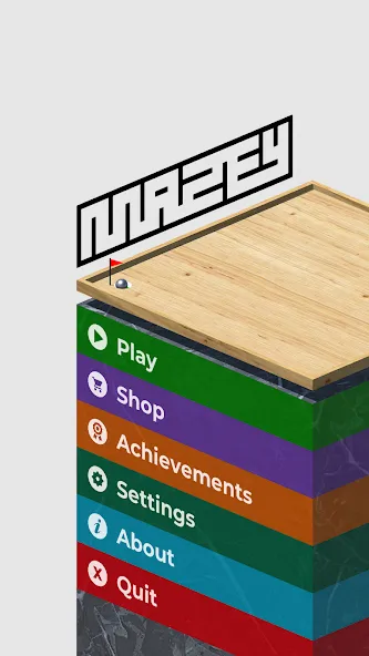 Mazey - Wooden Tilt Maze Game (Мазей) [МОД: Бесконечные деньги, Монеты и Мега MOD] Screenshot 1