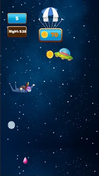 The Parachute (Зе Пэрашют) [МОД: Много монет, Открытые уровни и Мега MOD] Screenshot 5