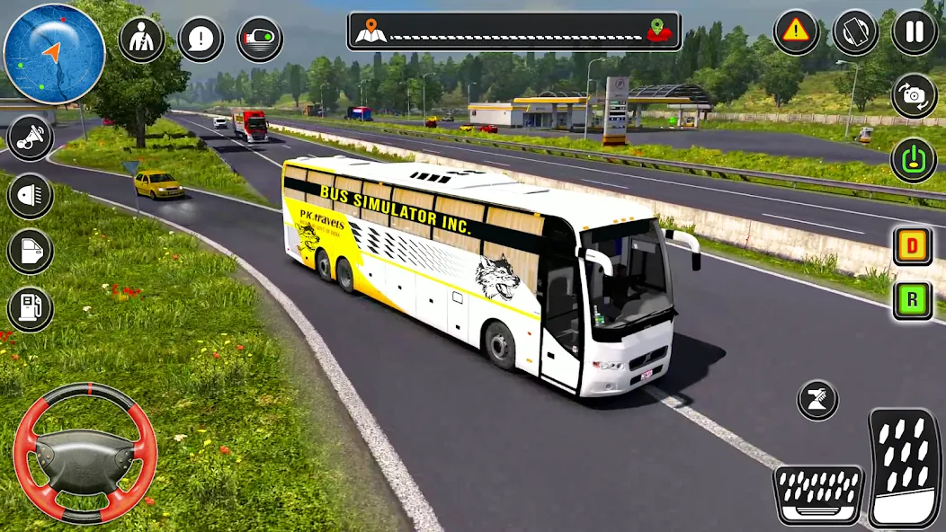 City Coach Bus City Bus Games [МОД: Много денег, Монет и Все открыто] Screenshot 1