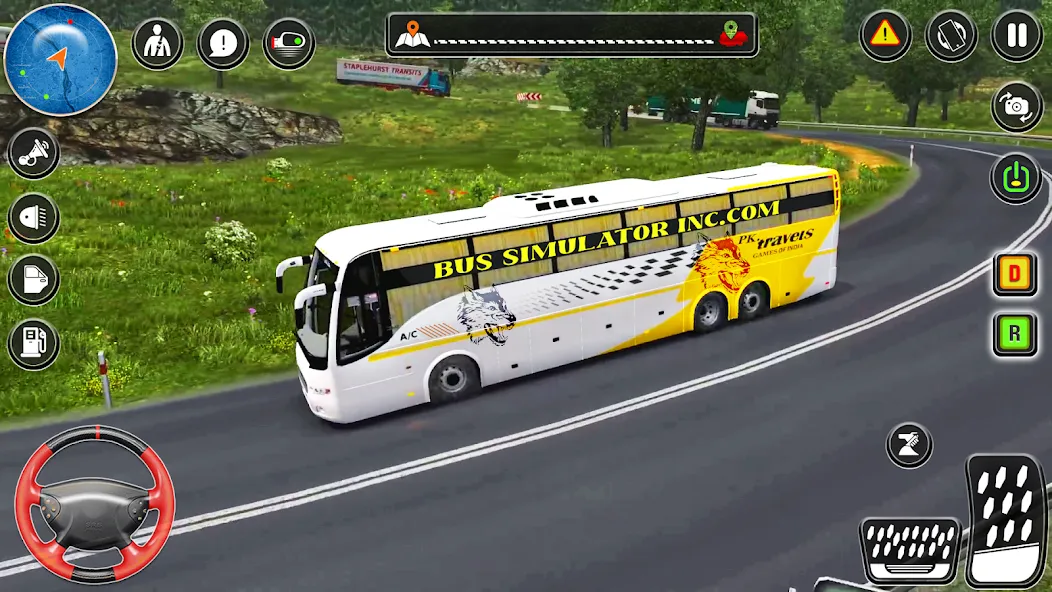 City Coach Bus City Bus Games [МОД: Много денег, Монет и Все открыто] Screenshot 4