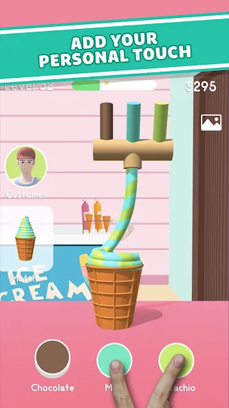 Ice Cream Inc. ASMR, DIY Games [МОД: Бесконечные деньги, Монеты и Мега MOD] Screenshot 5