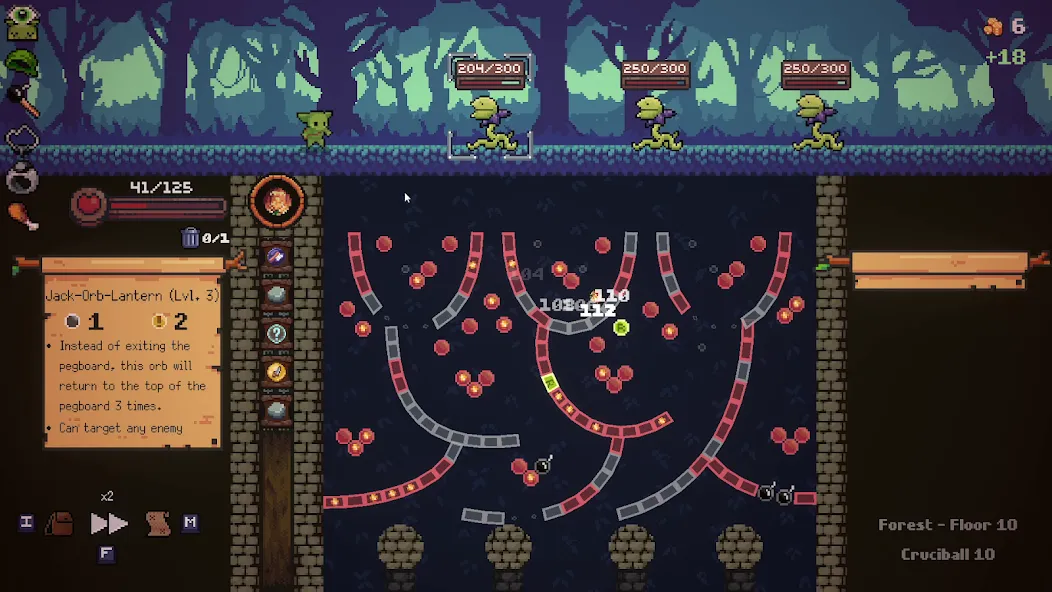 Peglin - A Pachinko Roguelike (Пеглин) [МОД: Меню, Бесконечные монеты и Открытые уровни] Screenshot 2