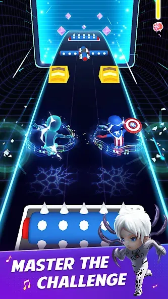 Universe Hero 3D - Music&Swing (Юниверс Хиро 3Д) [МОД: Много денег, Монет и Все открыто] Screenshot 5