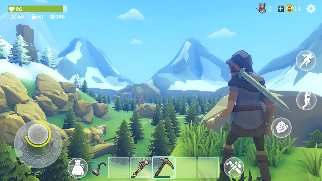 Last Viking: God of Valhalla (Ласт Вайкинг) [МОД: Много монет, Открытые уровни и Мега MOD] Screenshot 1