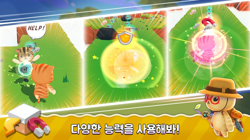 Super Cats Run (Супер Кэтс Ран) [МОД: Бесконечные деньги, Монеты и Мега MOD] Screenshot 3