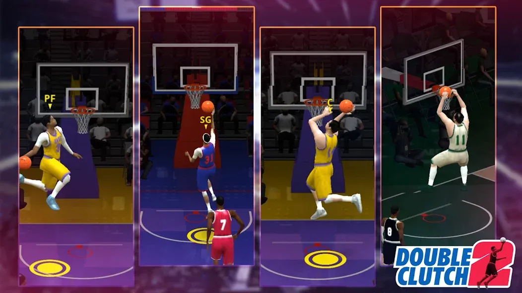 DoubleClutch 2 : Basketball (ДаблКлач 2) [МОД: Деньги, Монеты и Меню MOD] Screenshot 2