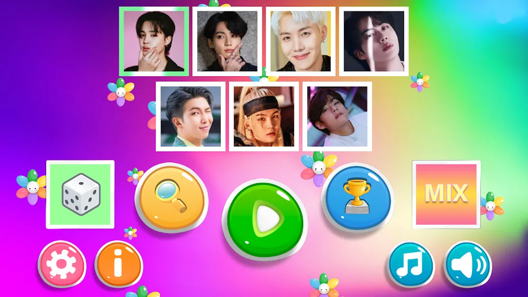 Bangtan Memory (Бангтан Мемори) [МОД: Меню, Бесконечные монеты и Открытые уровни] Screenshot 1