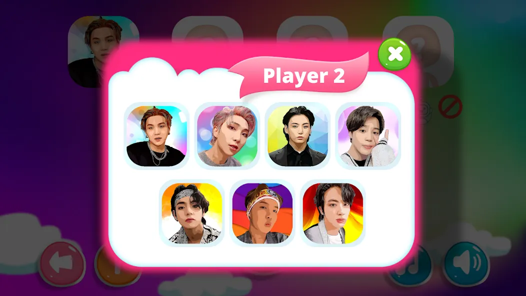 Bangtan Memory (Бангтан Мемори) [МОД: Меню, Бесконечные монеты и Открытые уровни] Screenshot 2