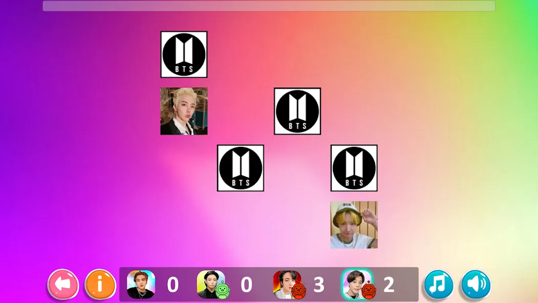Bangtan Memory (Бангтан Мемори) [МОД: Меню, Бесконечные монеты и Открытые уровни] Screenshot 4