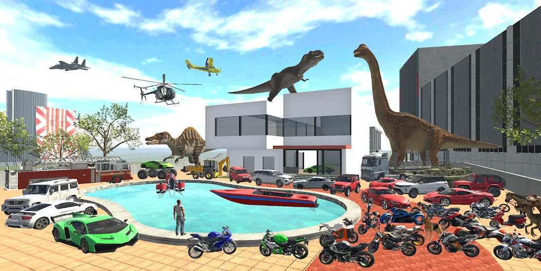 Indian Bikes Driving 3D (Индийские мотоциклы Вождение 3D) [МОД: Много денег, Монет и Все открыто] Screenshot 1