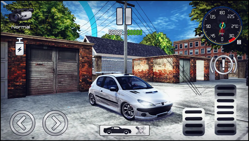 206 Drift Simulator (Дрифт Симулятор) [МОД: Деньги, Монеты и Меню MOD] Screenshot 5