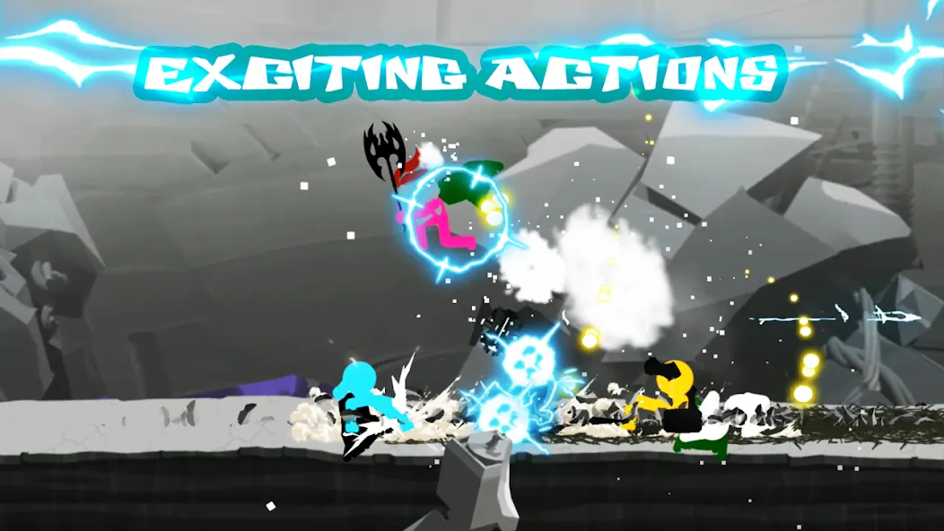 Stickman The Flash (Стикмэн Флэш) [МОД: Много денег, Монет и Все открыто] Screenshot 1