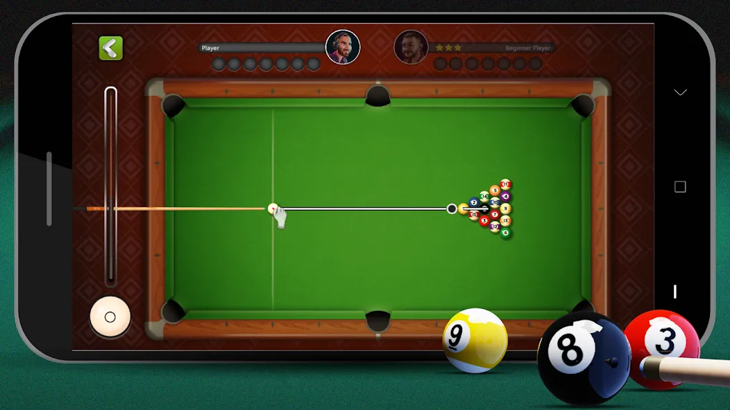 8 Ball Billiards Offline Pool (Балл Бильярд Оффлайн Пул) [МОД: Меню, Бесконечные монеты и Открытые уровни] Screenshot 4