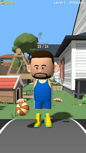 The Real Dribble (Зе Реал Дрибл) [МОД: Деньги, Монеты и Меню MOD] Screenshot 1