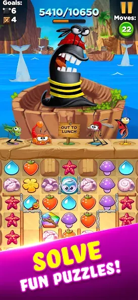 Best Fiends - Match 3 Puzzles (Бест Фиендс) [МОД: Бесконечные деньги, Монеты и Мега MOD] Screenshot 2