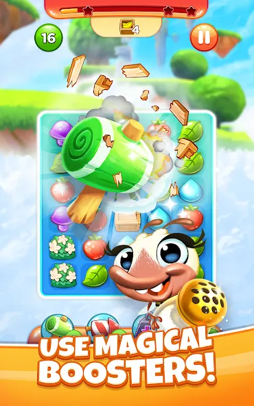 Match 3 Game - Fiends Stars (Матч 3 Игра) [МОД: Бесконечные деньги, Монеты и Мега MOD] Screenshot 2
