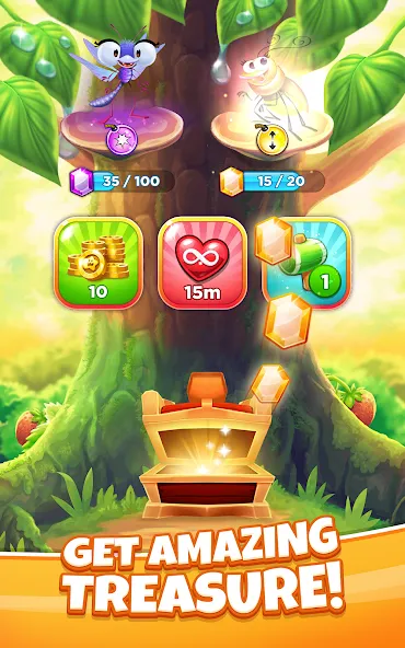 Match 3 Game - Fiends Stars (Матч 3 Игра) [МОД: Бесконечные деньги, Монеты и Мега MOD] Screenshot 4
