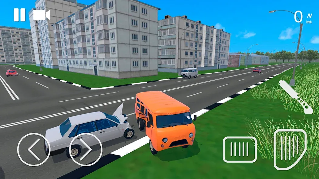 Russian Car Crash Simulator (Рашн Кар Краш Симулятор) [МОД: Все открыто, Дополнительные деньги и Меню MOD] Screenshot 4