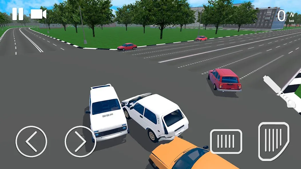 Russian Car Crash Simulator (Рашн Кар Краш Симулятор) [МОД: Все открыто, Дополнительные деньги и Меню MOD] Screenshot 5