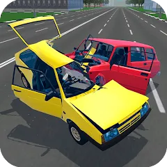 Скачать Russian Car Crash Simulator (Рашн Кар Краш Симулятор) [МОД: Все открыто, Дополнительные деньги и Меню MOD] | Взлом Russian Car Crash Simulator на Андроид