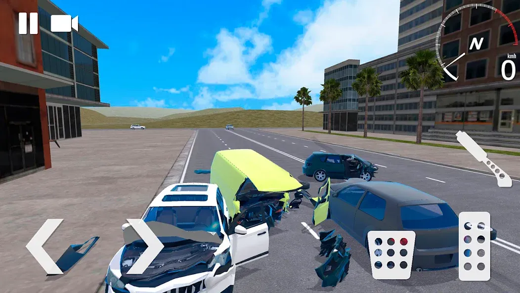 Traffic Crashes Car Crash (Трафик Краш Кар Краш) [МОД: Деньги, Монеты и Меню MOD] Screenshot 3