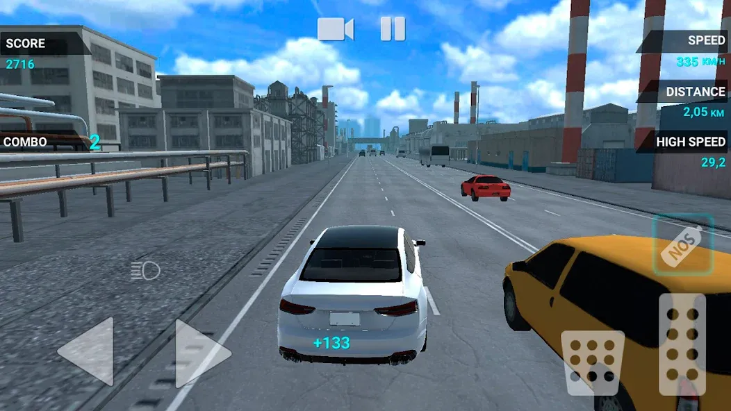 Traffic Racer Speeding Highway (Трафик Рейсер Скоростная Шоссе) [МОД: Много монет, Открытые уровни и Мега MOD] Screenshot 1