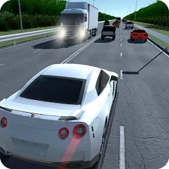 Скачать Traffic Racer Speeding Highway (Трафик Рейсер Скоростная Шоссе) [МОД: Много монет, Открытые уровни и Мега MOD] | Взлом Traffic Racer Speeding Highway на Андроид