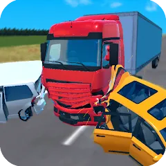 Скачать Truck Crash Simulator Accident (Симулятор ДТП с грузовиком) [МОД: Меню, Бесконечные монеты и Открытые уровни] | Взлом Truck Crash Simulator Accident на Андроид