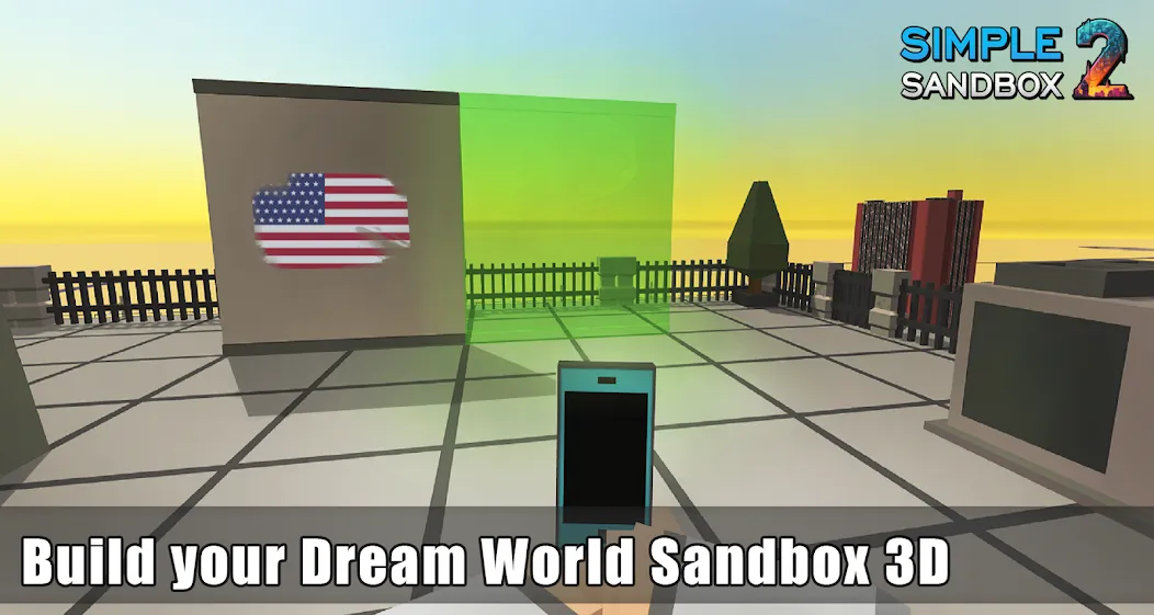 Simple Sandbox 2 (Симпл Сандбокс 2) [МОД: Меню, Бесконечные монеты и Открытые уровни] Screenshot 1