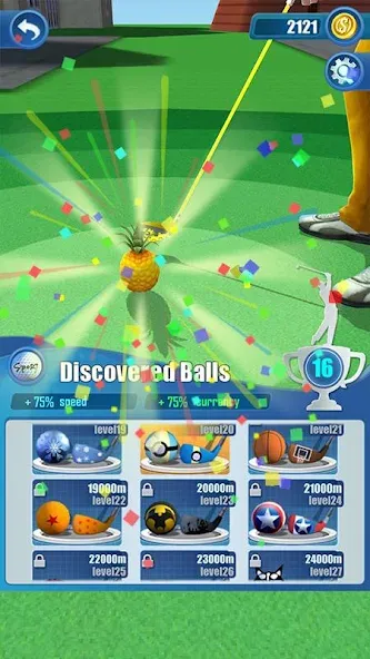 Golf Hit (Гольф Хит) [МОД: Много монет, Открытые уровни и Мега MOD] Screenshot 4