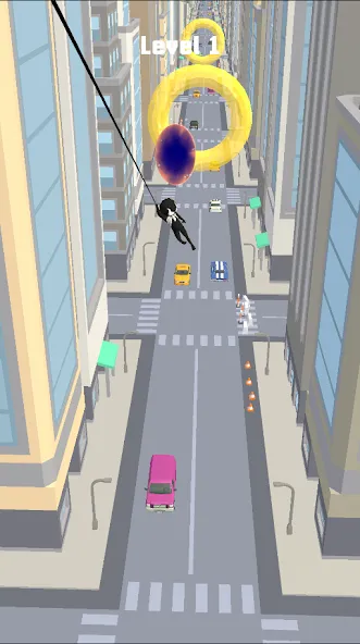Web Slinging Race (Веббросок гонок) [МОД: Деньги, Монеты и Меню MOD] Screenshot 1
