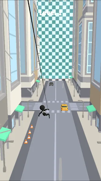 Web Slinging Race (Веббросок гонок) [МОД: Деньги, Монеты и Меню MOD] Screenshot 2