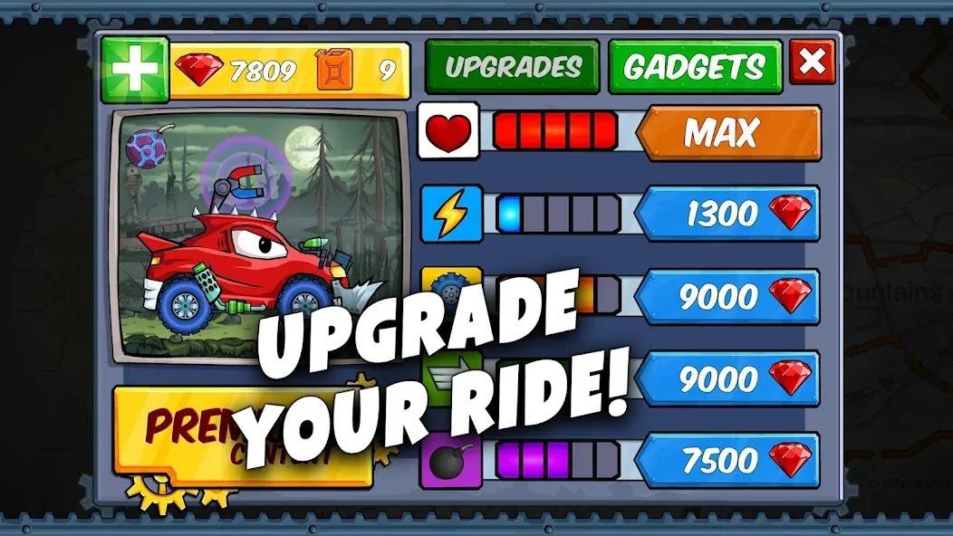 Car Eats Car - Apocalypse Race (Кар Итс Кар) [МОД: Много денег, Монет и Все открыто] Screenshot 3