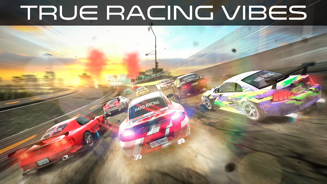 Hard Racing - Real Drag Racing (Хард Рейсинг) [МОД: Деньги, Монеты и Меню MOD] Screenshot 1