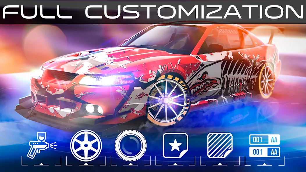 Hard Racing - Real Drag Racing (Хард Рейсинг) [МОД: Деньги, Монеты и Меню MOD] Screenshot 4