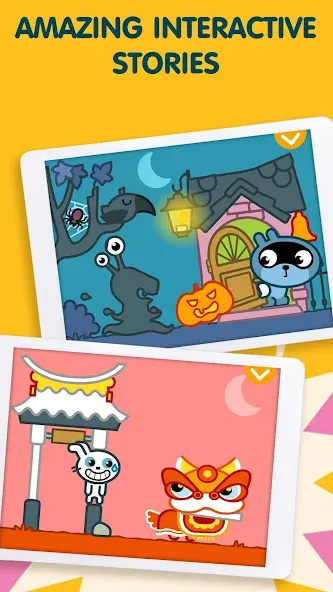 Pango Kids: Fun Learning Games [МОД: Много монет, Открытые уровни и Мега MOD] Screenshot 3