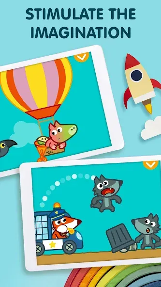 Pango Kids: Fun Learning Games [МОД: Много монет, Открытые уровни и Мега MOD] Screenshot 4