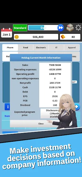 Stock Game - Capitalism [МОД: Меню, Бесконечные монеты и Открытые уровни] Screenshot 2