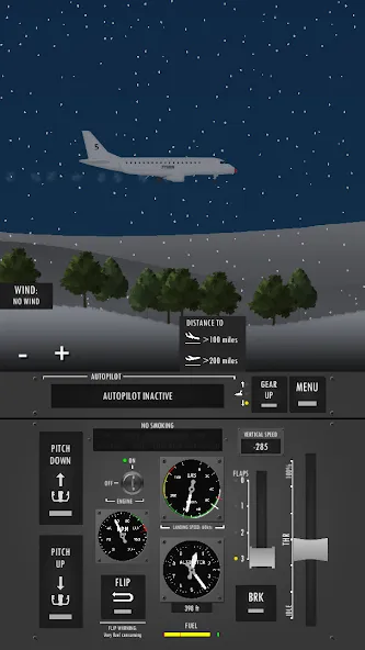 Flight Simulator 2d - sandbox [МОД: Много монет, Открытые уровни и Мега MOD] Screenshot 5