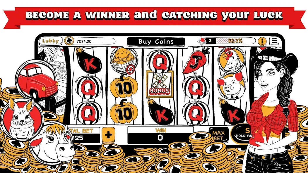 B&W Casino [МОД: Много денег, Монет и Все открыто] Screenshot 3
