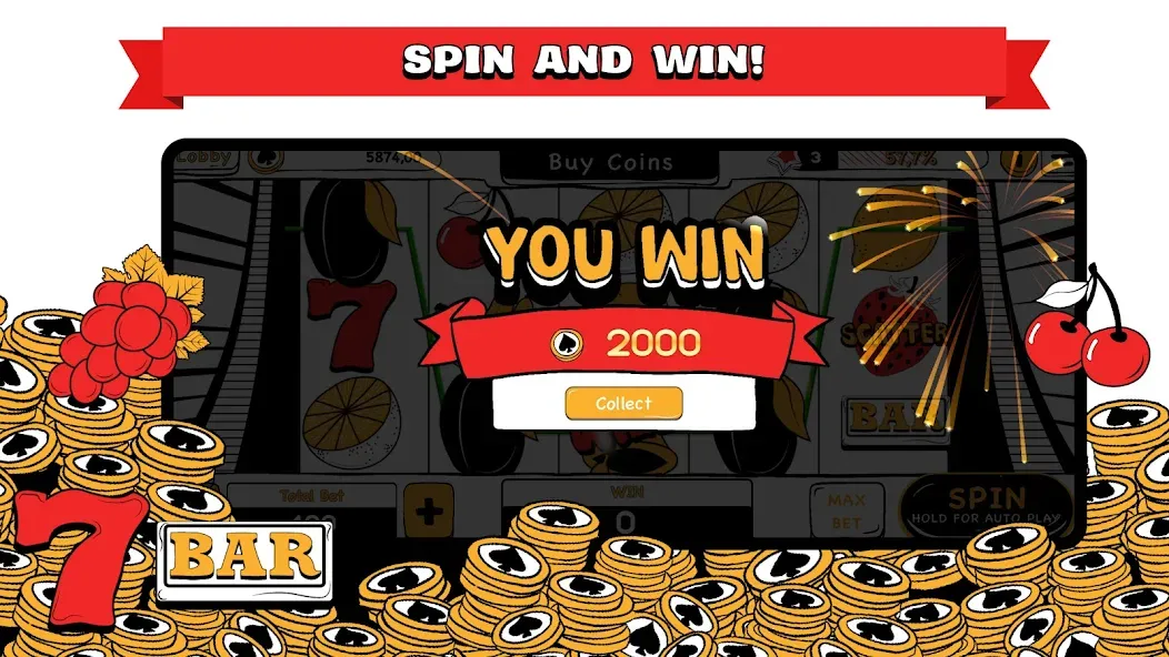 B&W Casino [МОД: Много денег, Монет и Все открыто] Screenshot 5
