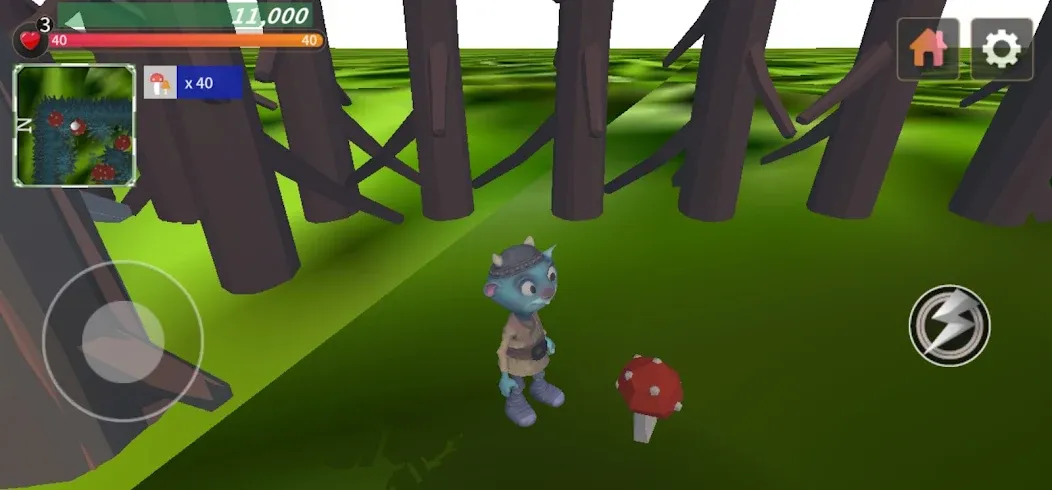 Forest Dimensions (Форест Дименшнс) [МОД: Меню, Бесконечные монеты и Открытые уровни] Screenshot 1