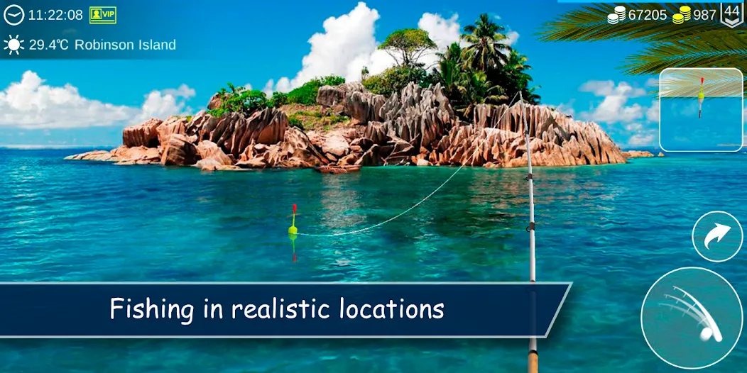 My Fishing World (Мой рыболовный мир) [МОД: Бесконечные деньги, Монеты и Мега MOD] Screenshot 1