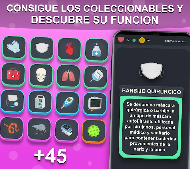 Doctor Trivia - Quiz Medicina (Доктор Тривия) [МОД: Деньги, Монеты и Меню MOD] Screenshot 3