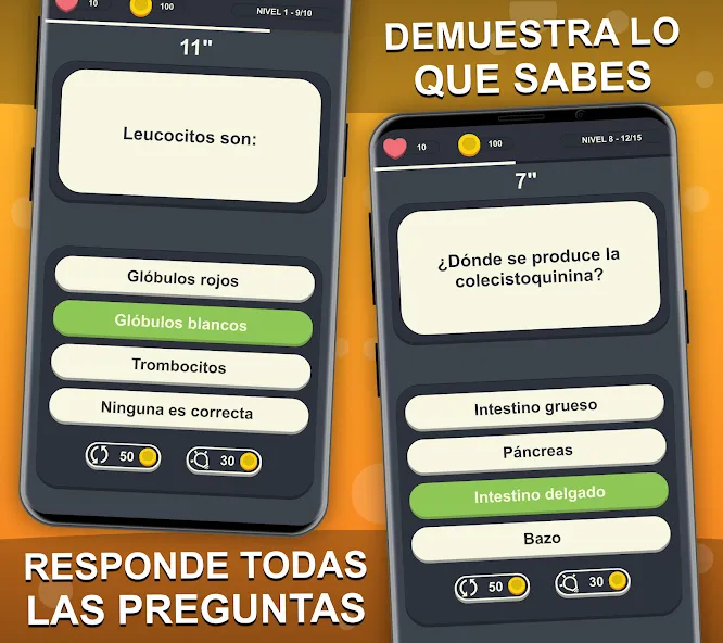 Doctor Trivia - Quiz Medicina (Доктор Тривия) [МОД: Деньги, Монеты и Меню MOD] Screenshot 4