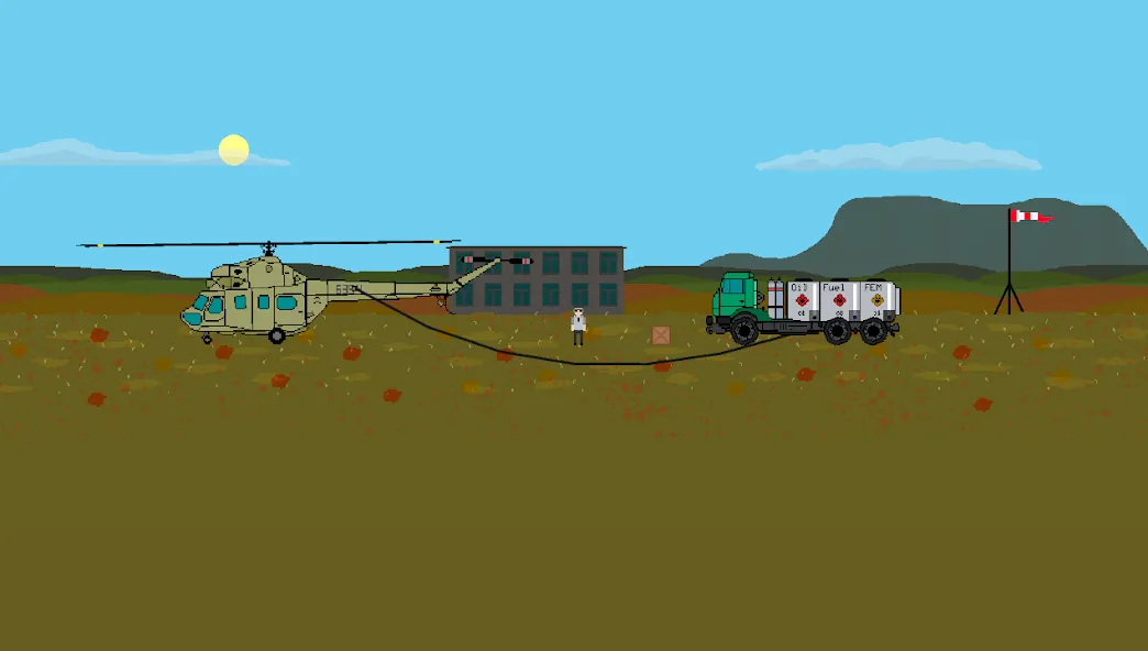 Pixel Helicopter Simulator (Пиксельный симулятор вертолета) [МОД: Все открыто, Дополнительные деньги и Меню MOD] Screenshot 3